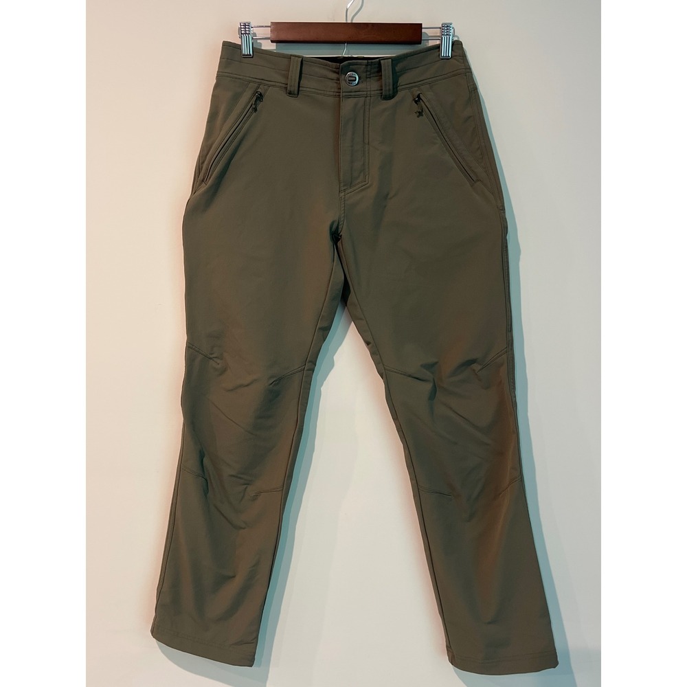 KUHL Transcendr Pant Men's 30x30 Olive Green Technical Softshell Hiking Pockets